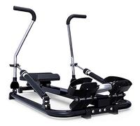 Vogatore Pieghevole per Interni Domestici, Vogatore Idraulico con 6 resistenze Regolabili Allenamento del Braccio pettorale Addominale Aerobico Attrezzatura per l'allenamento in Palestra a casa