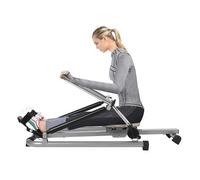 Vogatore pieghevole per la casa | vogatore idraulico con display LCD | vogatore per casa 120 kg di carico, ergometro per allenamento completo