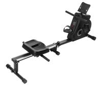 Vogatore, Vogatori Silenzioso con Resistenza Magnetica, Attrezzatura Fitness Facile da Montare, per L'allenamento di Braccia, Glutei e Gambe