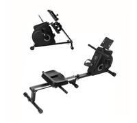 Vogatori, Vogatore Magnetico Pieghevole, Vogatori per Allenamento Cardio, 8 Livelli di Resistenza, per Casa, Palestra, Appartamento