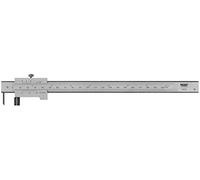 Vogel 335071 - Calibro a strappo universale (campo di misurazione 400 mm, antiruggine, con rullo di arresto intercambiabile), colore: Grigio