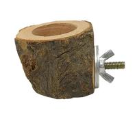 Vogelfutterhäuschen Aus Holz - Interaktive Futterschale Aus Holz | Papageienfutternapf | Per Garten, Hof, Hinterhof, , Rasen, Haus, Bauernhof, Camping, Eichhörnchenfütterung