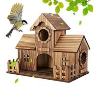 Vogelhäuser Für Den Außenbereich - Aus Holz, ürlich, Rustikal, Nistkasten,Nistkastens - Per Gartendekoration, Dekoration, Nest, Hinterhof, Garten, Balkon, Deck, Patio, Hof, Parco, Bauernhof