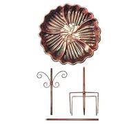 Vogeltränke Stehend - Vogelbad | Vogelbadschale | Vogelbads Für Den Außenbereich | Vogelfutterstelle Terrase | Standvogeltränke Aus Eisen Mit Höhenverstellung Für Garten Terrasse Balkon