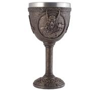 VOGLER Joh. Vogler GmbH Calice vichingo Thor in pietra artificiale, dipinto a mano, con inserto in acciaio inox rimovibile da 300 ml