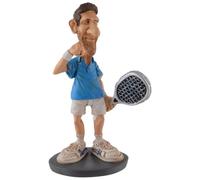 VOGLER Joh. Vogler GmbH Comical Djoker by Waren Stratford, Tutto nella vita è una lezione, in pietra artificiale, dipinta a mano, 841-8020