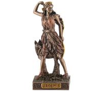 VOGLER Joh. Vogler GmbH Dea greca Artemis, in miniatura, realizzata in pietra artificiale, dipinta a mano con colore bronzo, collezione Veronese, 708-77444