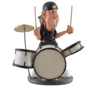 VOGLER Joh. Vogler GmbH Funny Life - Rockstar Lars-The Metaller-Nothing Else Matters- Warren Stratford Collection, in pietra artificiale, dipinta a mano.