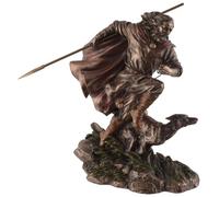 VOGLER Joh. Vogler GmbH Lugh Dio celtico del sole e delle tempeste - bronzato con lancia di Veronese