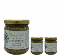 Voglia Di Puglia Bruschetta Di Carciofi E Olive Verdi In Olio Extravergine