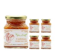 Voglia Di Puglia Confettura Di Albicocche 340 grammi 100% Made In Italy 5 Barattoli