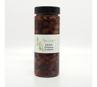 Voglia Di Puglia Olive Nere Peranzana In Salamoia Vaso Ergo 330 Grammi 12 Vasi