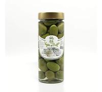 Voglia Di Puglia Olive Verdi Giganti Bella Di Cerignola Oliva da Tavola (Confezione da 330 grammi)