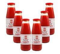 Voglia Di Puglia Passata Di Pomodoro Artigianale Tradizione Pugliese 6 Bottiglie (720 ml)