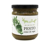 Voglia Di Puglia Pesto Cime Di Rapa Vegano In Olio Extravergine D'oliva 190g