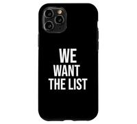 Vogliamo la dichiarazione di protesta della lista Jeffrey List Custodia per iPhone 11 Pro