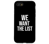 Vogliamo la dichiarazione di protesta della lista Jeffrey List Custodia per iPhone SE (2020) / 7 / 8