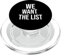 Vogliamo la dichiarazione di protesta della lista Jeffrey List PopSockets PopGrip per MagSafe