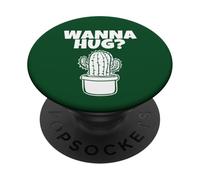 Voglio abbracciare il cactus PopSockets PopGrip Adesivo