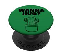 Voglio abbracciare il cactus PopSockets PopGrip Adesivo