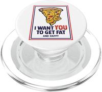 Voglio che tu diventi grasso e felice Design PopSockets PopGrip per MagSafe