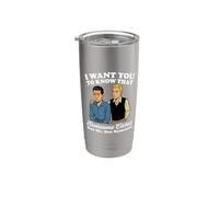 Voglio che tu sappia che a qualcuno importa non a me ma a qualcuno Bicchiere termico in acciaio inox doppia parete