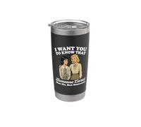 Voglio che tu sappia che a qualcuno importa non a me ma a qualcuno Bicchiere termico in acciaio inox doppia parete