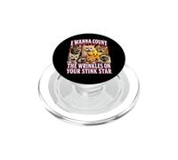 Voglio contare le rughe sul tuo gatto Stink Star PopSockets PopGrip per MagSafe