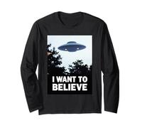 Voglio Credere Classico UFO Alien Dream Incontro Maglia a Manica