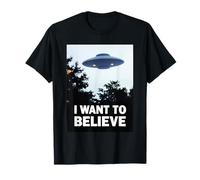 Voglio Credere Classico UFO Alien Dream Incontro Maglietta
