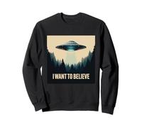Voglio Credere Classico UFO UAP Craft Dream Incontro Felpa