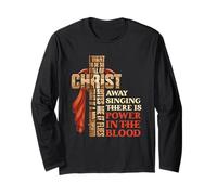 Voglio Essere così Pieno di Cristo Preghiera Cristiana Faithcross Maglia a Manica