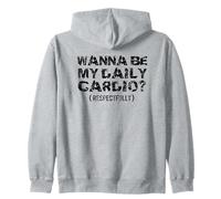 Voglio Essere Il Mio Cardio rispettosamente Felpa con Cappuccio