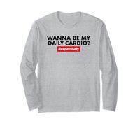Voglio Essere Il Mio Cardio rispettosamente Maglia a Manica