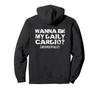 Voglio Essere Il Mio Cardio rispettosamente (sul Retro) Felpa con Cappuccio