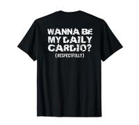 Voglio Essere Il Mio Cardio rispettosamente (sul Retro) Maglietta