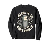Voglio Essere l'intero Problema Trash Frog Felpa