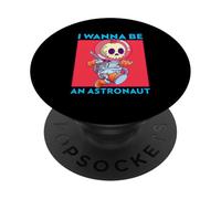 Voglio essere un astronauta (Grafica divertente) PopSockets PopGrip Adesivo