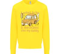 Voglio Essere un Meccanico Come Mio Papà Felpa per Bambini