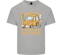 Voglio Essere un Meccanico Come Mio Papà Uomo Cotone T-Shirt Tee Top