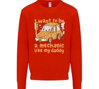 Voglio Essere un Meccanico Come Mio Papà Uomo Felpa Maglione