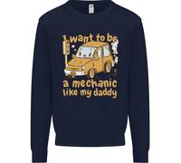 Voglio Essere un Meccanico Come Mio Papà Uomo Felpa Maglione