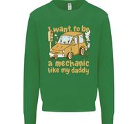 Voglio Essere un Meccanico Come Mio Papà Uomo Felpa Maglione