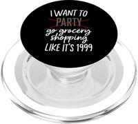 Voglio fare la spesa come se fosse 1999 PopSockets PopGrip per MagSafe