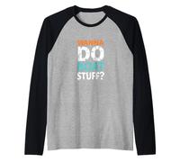 Voglio Fare roba in Barca - Barca Divertente Maglia con Maniche Raglan