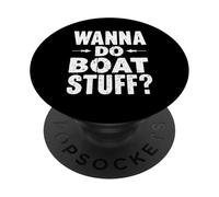 Voglio fare roba in barca PopSockets PopGrip Adesivo