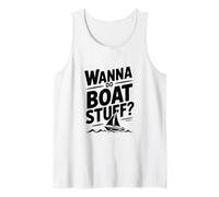 Voglio Fare roba in Barca Umorismo Nautico per Anime avventurose Canotta