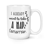 Voglio Già Fare Un Sonno Domani Tazza Grande Da 15oz - Grande