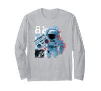 Voglio Il Mio MTV Space Astronaut Ghetto Blaster Maglia a Manica