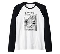 Voglio Prendere in prestito Una Mano di Gatto Maglia con Maniche Raglan